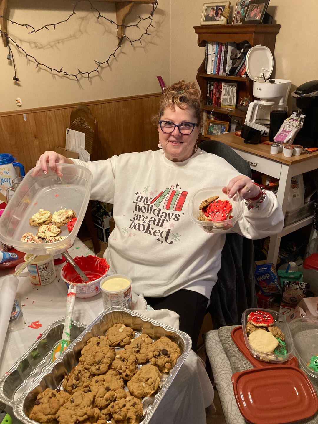 Customer photo review of My Holidays are All Booked Sweatshirt