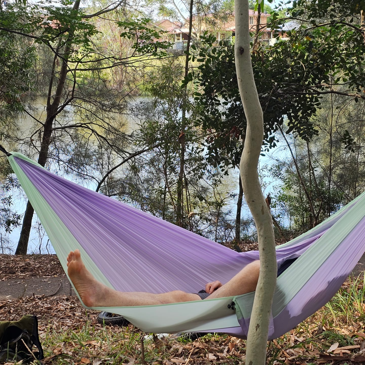 Customer photo review of Lightweight Double Hammock