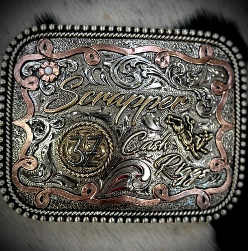 Customer photo review of Custom Belt Buckle Design