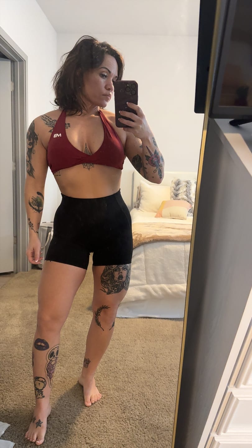 Customer photo review of Motionluxe Shorts