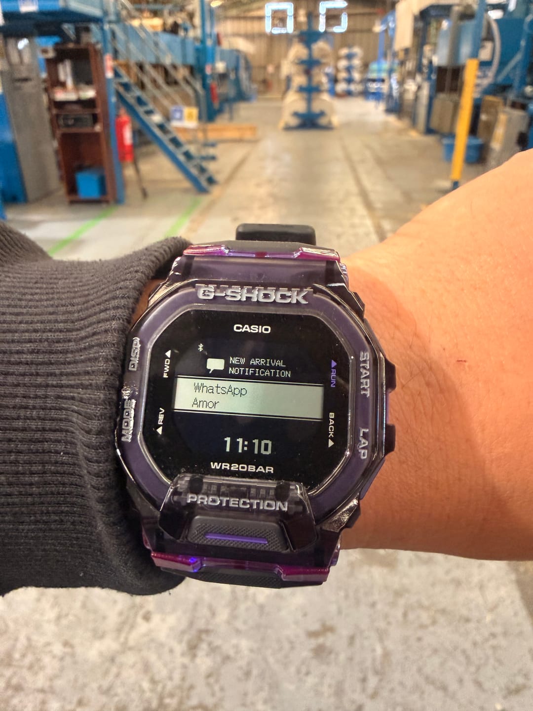 Customer photo review of Reloj Casio G-Shock G-SQUAD GBD-200SM-1A6DR Bluetooth