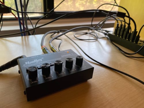 Customer photo review of Moukey MAMX1 4chミキサー