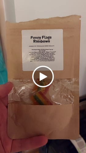 Customer video review of THC Spacegummies Rainbow