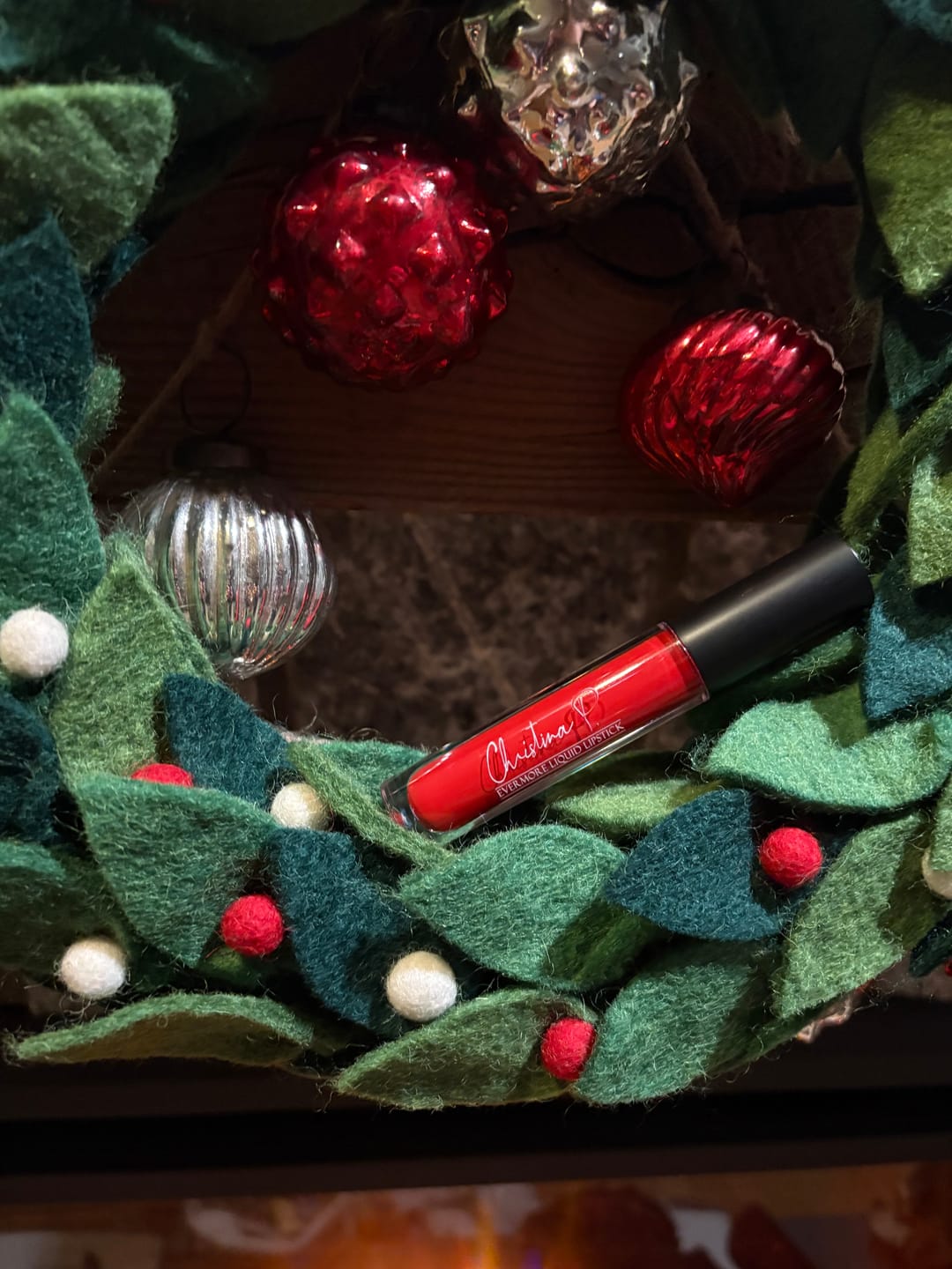 Customer photo review of Evermore Liquid Lipstick: Cuts U Up