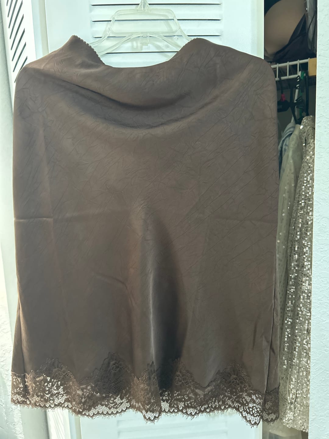 Customer photo review of Celine Lace Skirt