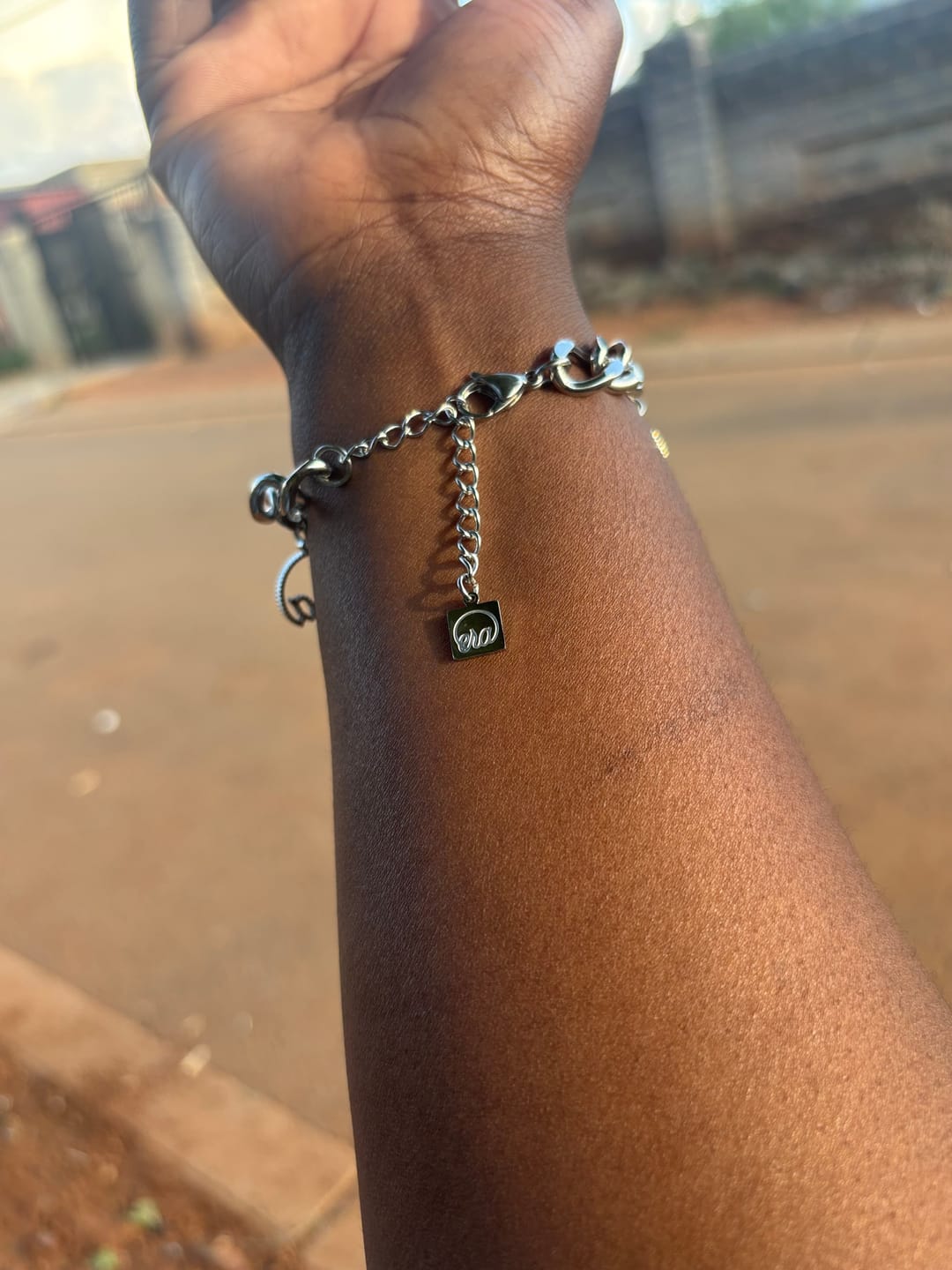 Customer photo review of Silver Era Charm Bracelet