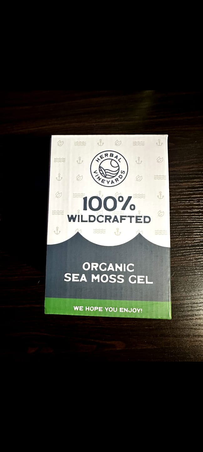 Customer photo review of EXCLUSIVE PURPLE SEA MOSS GEL