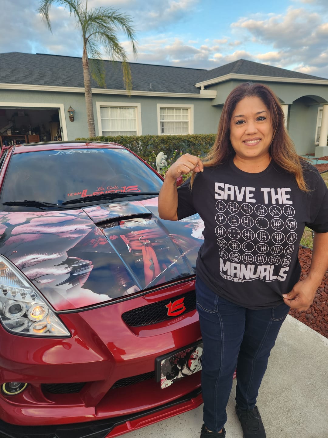 Customer photo review of 80Eighty® Save The Manuals Shirt