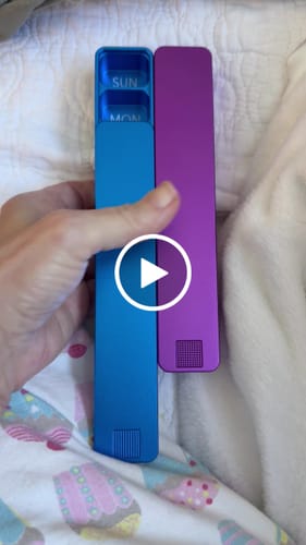 Customer video review of Weekly AM-PM Pill Case 2.0