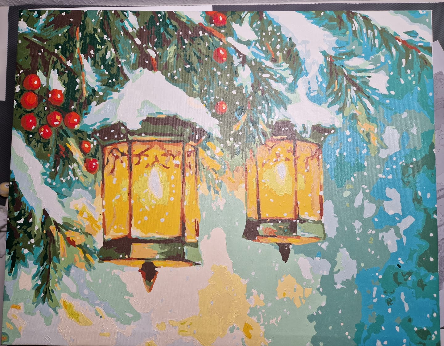 Customer photo review of Winter Lanterns