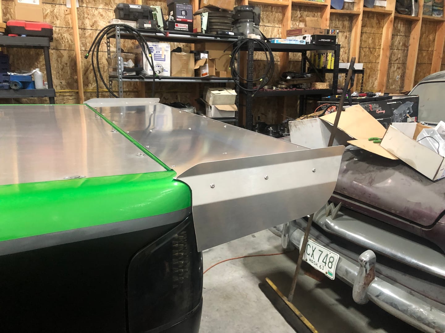 Customer photo review of Motion Raceworks 1994-04 2nd Gen S10 / Sonoma 15" Strutless Drag Wing 31-120