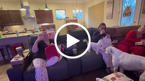 Customer video review of Soulmate Custom Embroidered Photo Sweatshirt