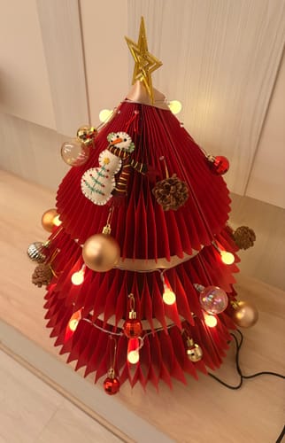 Customer photo review of 雙子聖誕樹『附贈配件』｜十八紙