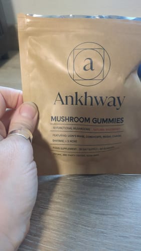 Customer photo review of Mushroom Gummies