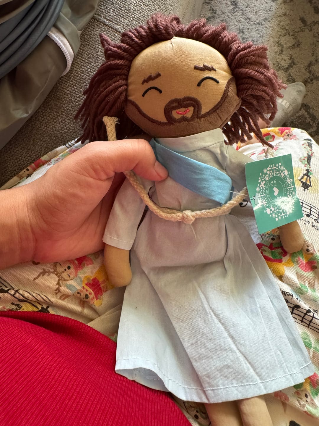 Customer photo review of Jesus Rag Doll