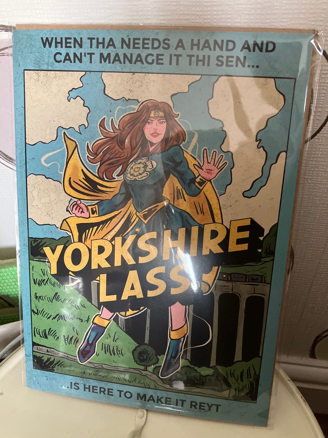 Customer photo review of Yorkshire Lass - Print