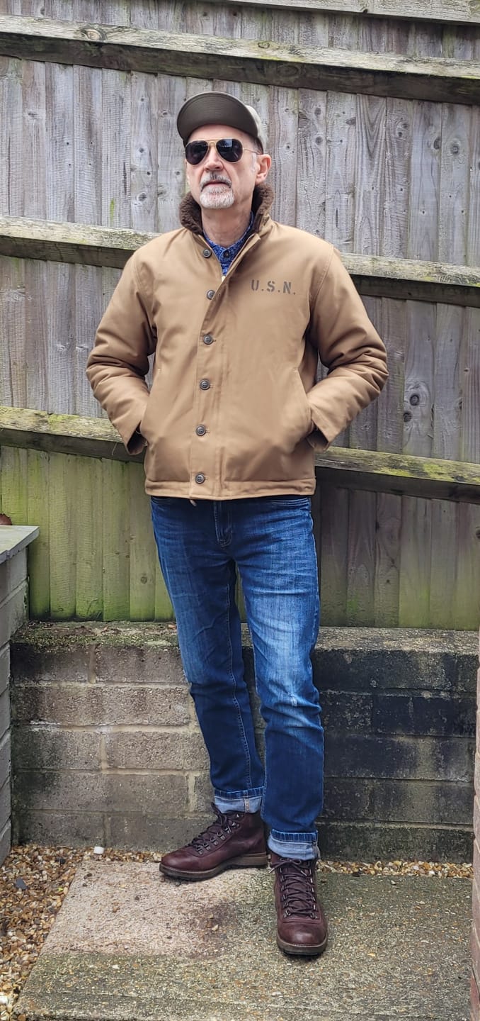 Customer photo review of 1940s US Navy N-1 Deck Jacket - Cost-effective Version