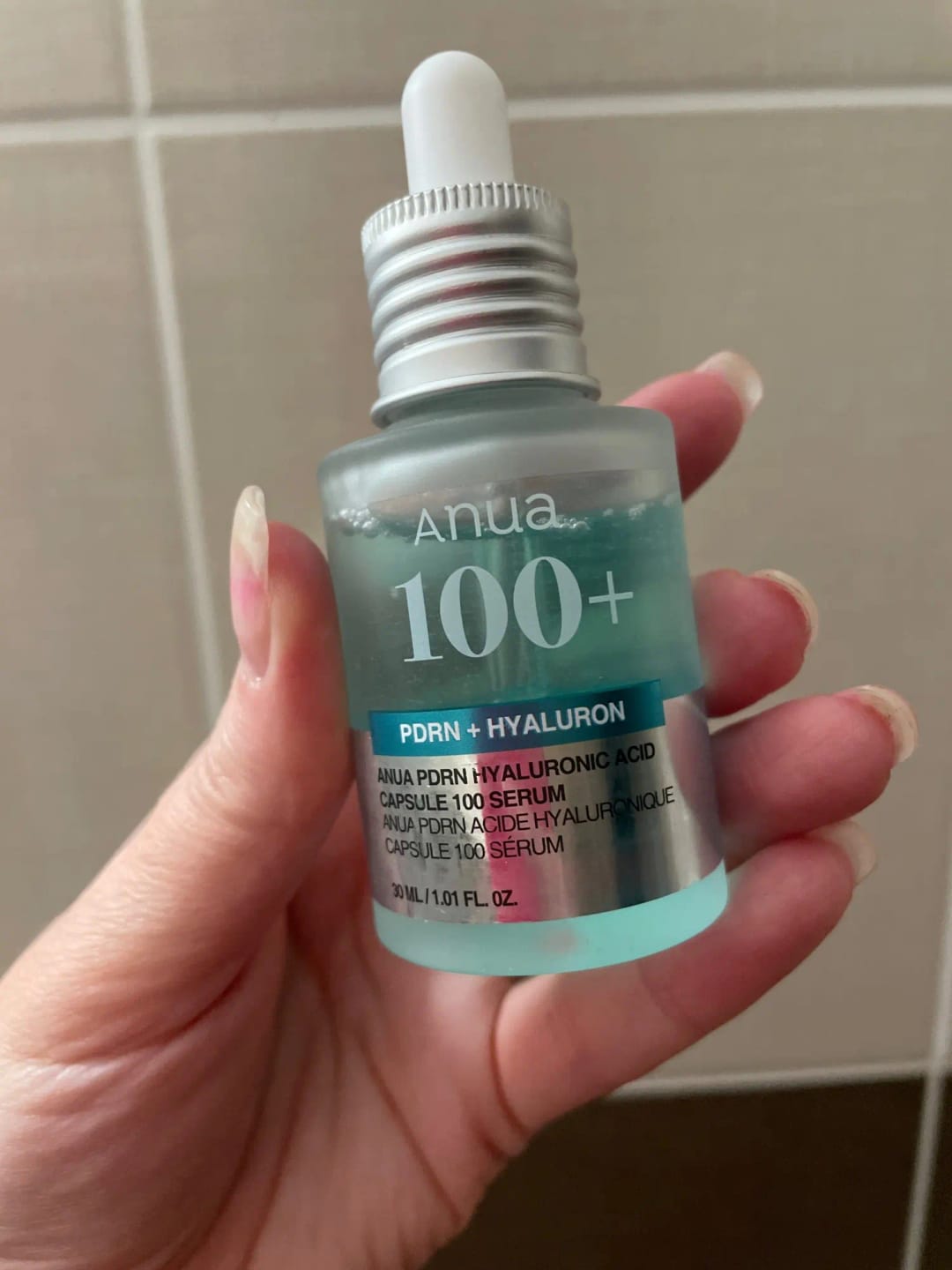 Customer photo review of PDRN Hyaluronic Acid Capsule 100 Serum