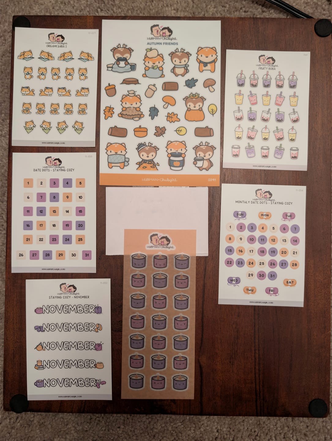 Customer photo review of We're Manta Be Planner Stickers