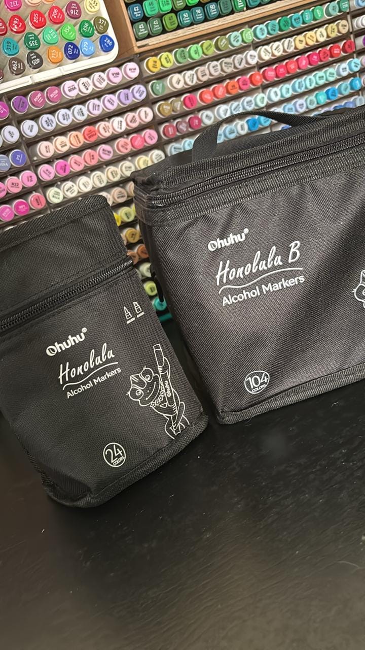 Customer photo review of Ohuhu Honolulu 24 Skin Tone Colors Dual Tips Portrait Alcohol Art Markers