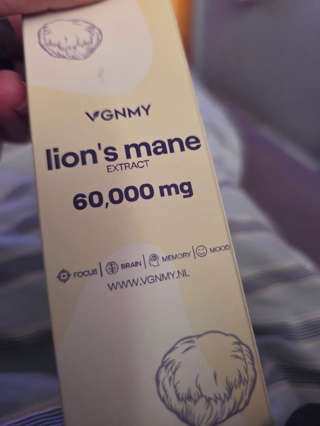 Customer photo review of Lions Mane Druppels | Natuurlijke Focus & Energiebron