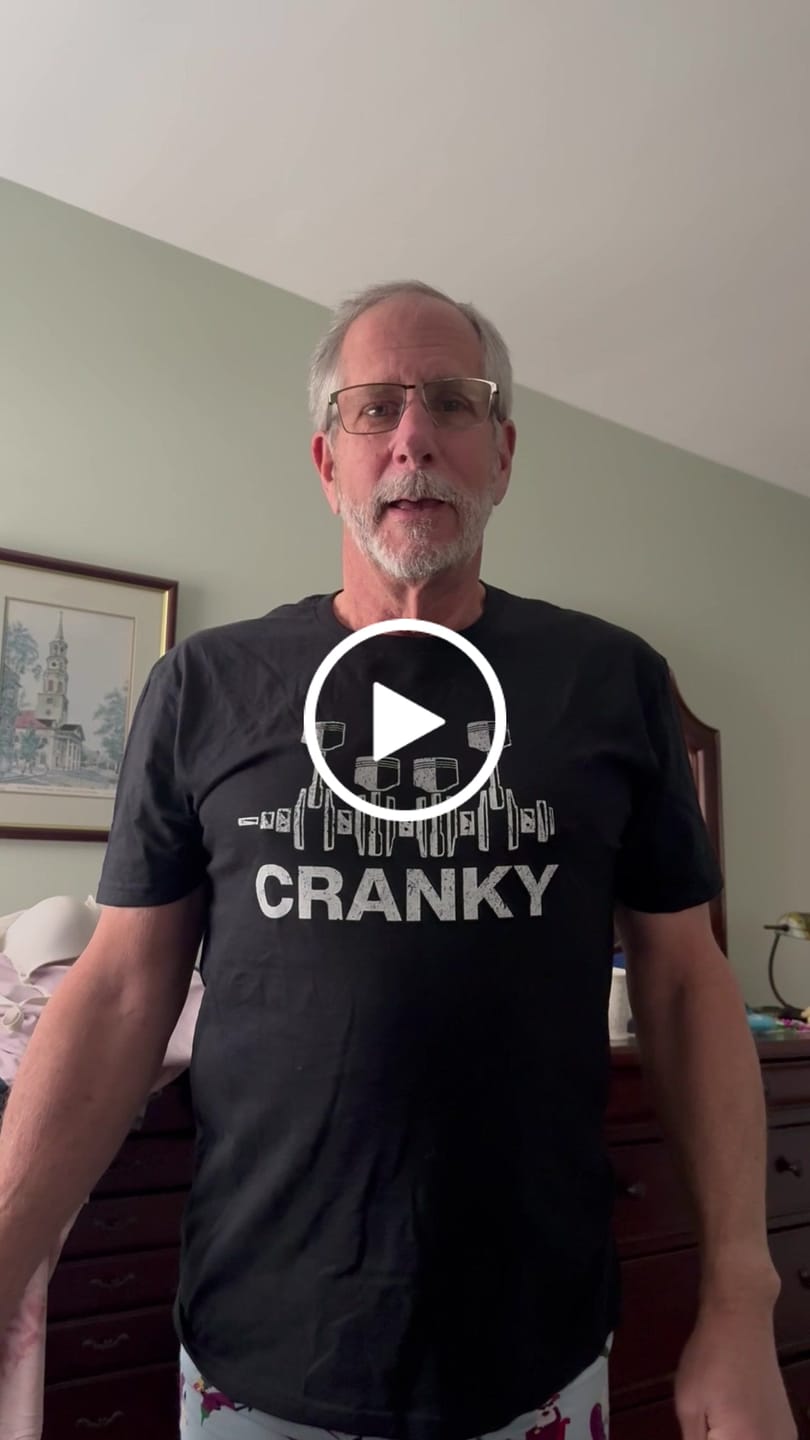 Customer video review of Cranky