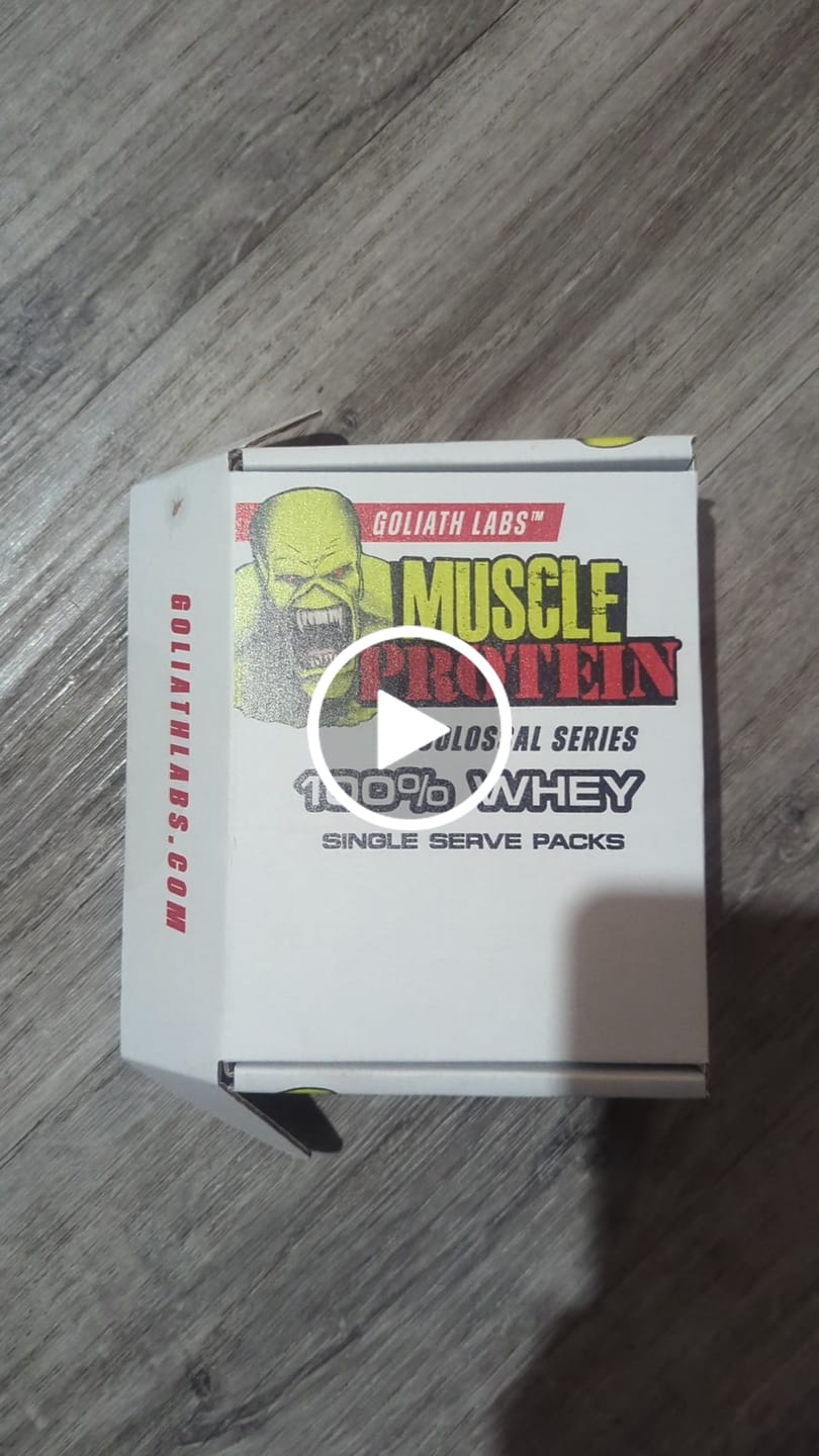 Customer video review of Whey Protein Powder Travel Single Serving