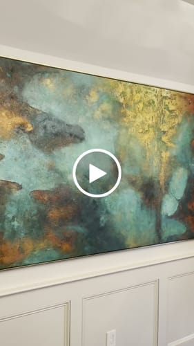 Customer review photo for Colorful Painting #CA347