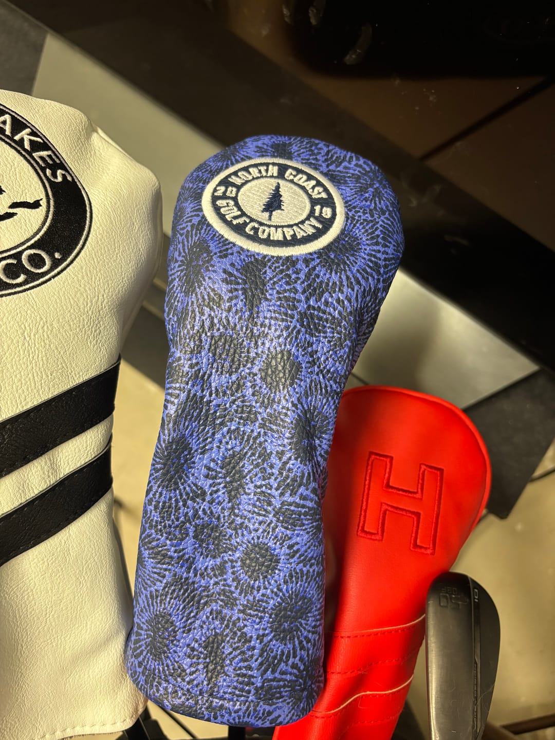 Customer photo review of Petoskey Stone Leather Headcovers