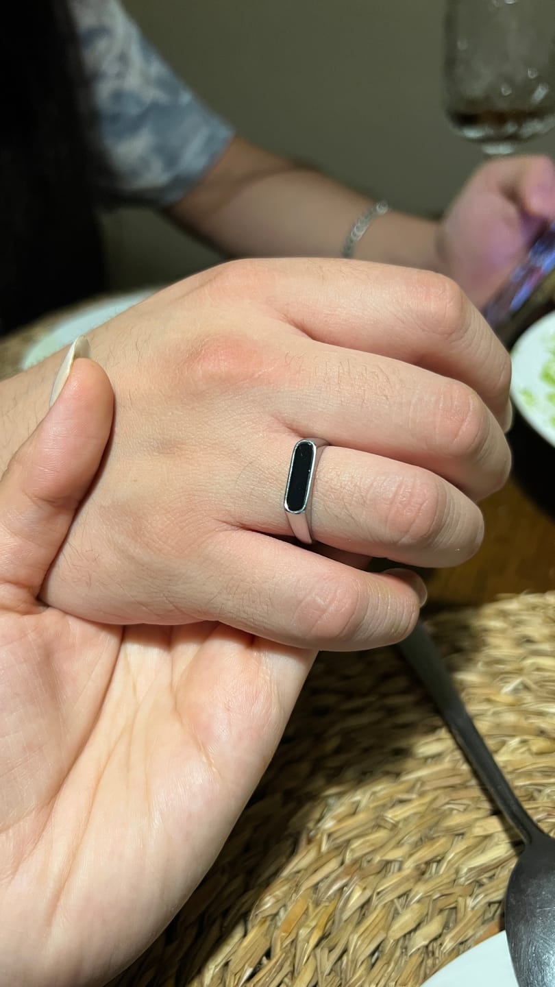 Customer photo review of Anillo Black Hades