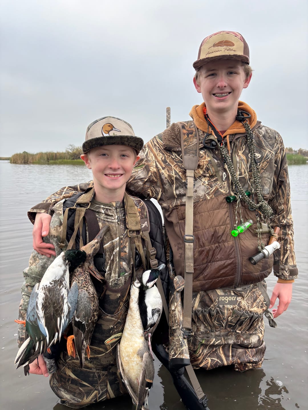 Customer photo review of Pintail Duck Head — 7 Panel Tree Stand