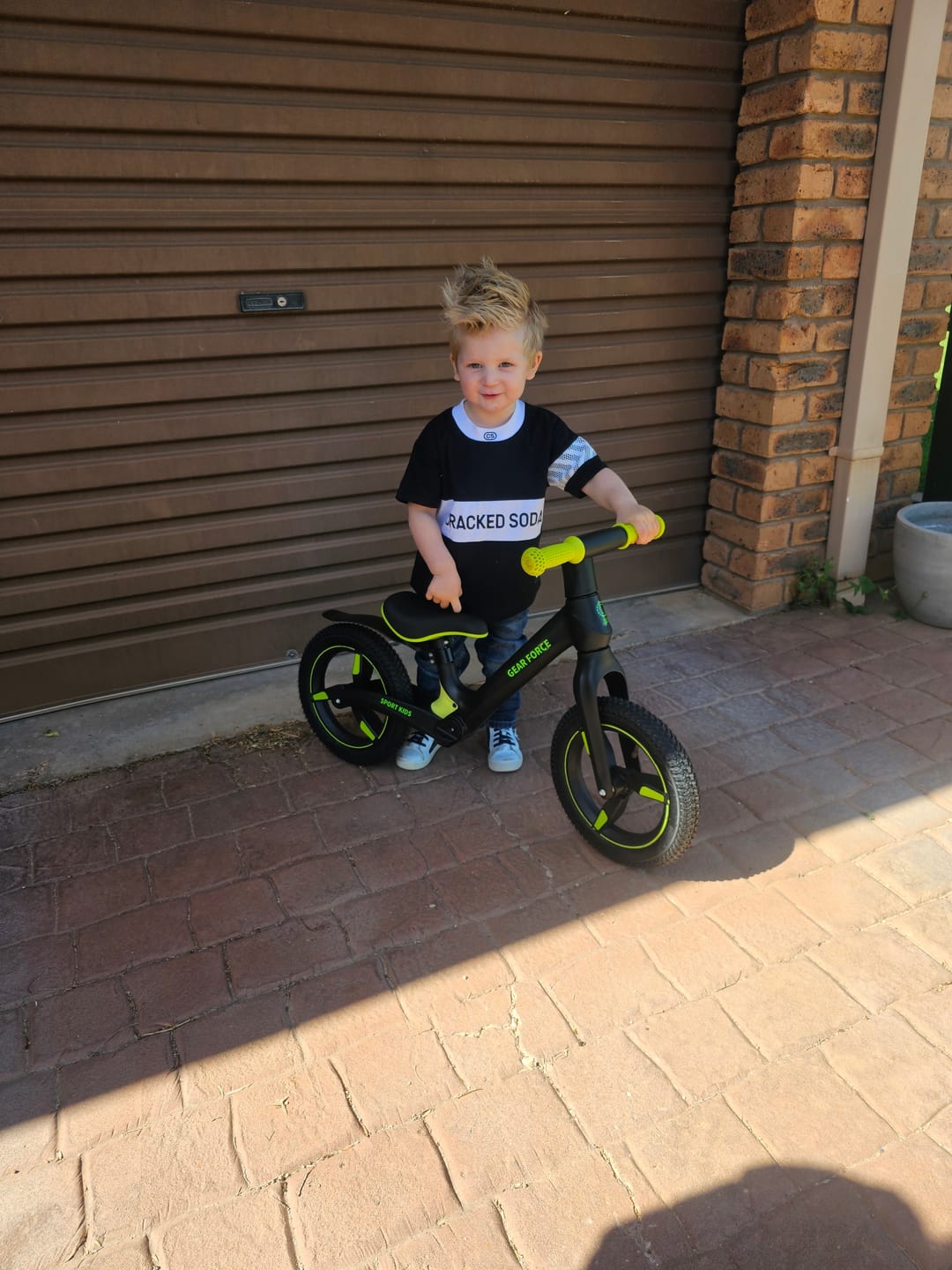 Customer photo review of Gear Force 12-Inch Kids Balance Bike – Shock-Absorbing