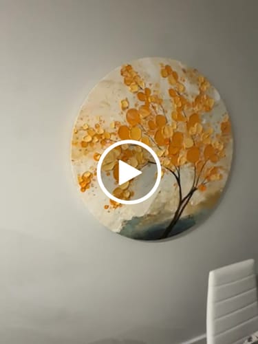 Customer review photo for Round Wall Art #RWA006