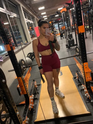 Customer photo review of UNITY Sport-BH - Bordeaux Red (Limited Edition)