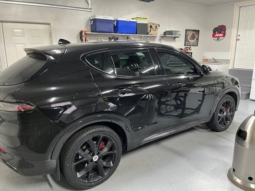 Customer photo review of Fits 2023-2025 Dodge Hornet In-Channel Window Visors Rain Guards Shade Deflectors