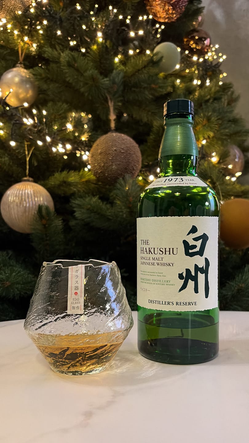 Customer photo review of Suisei - Handmade Japanese EDO Whiskey Glass