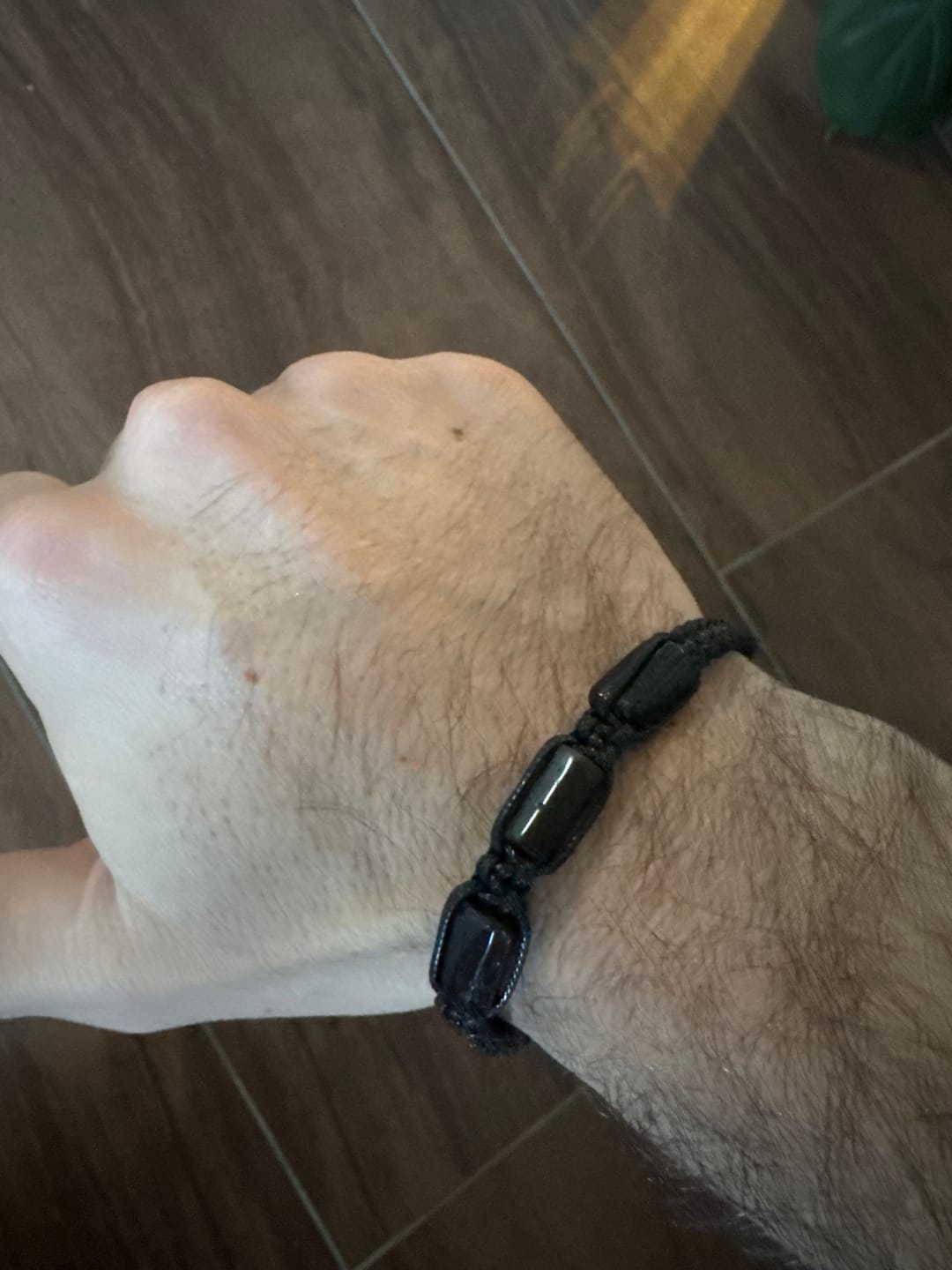 Customer photo review of Turmalin Armband - Unbearbeitet