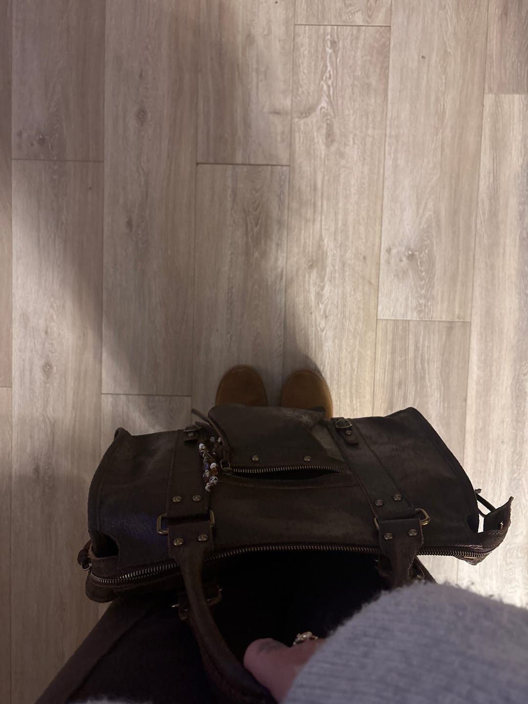 Customer photo review of It girl bag espresso martini