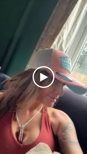 Customer video review of Pastel Pink & Blue Diamond Cap