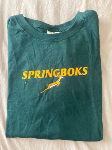 Customer photo review of Springboks Bokkie Regular Tee V1-OS Green