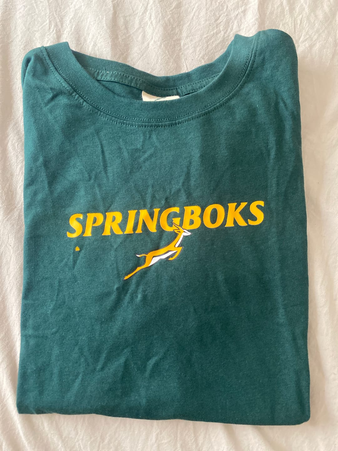 Customer photo review of Springboks Bokkie Regular Tee V1-OS Green
