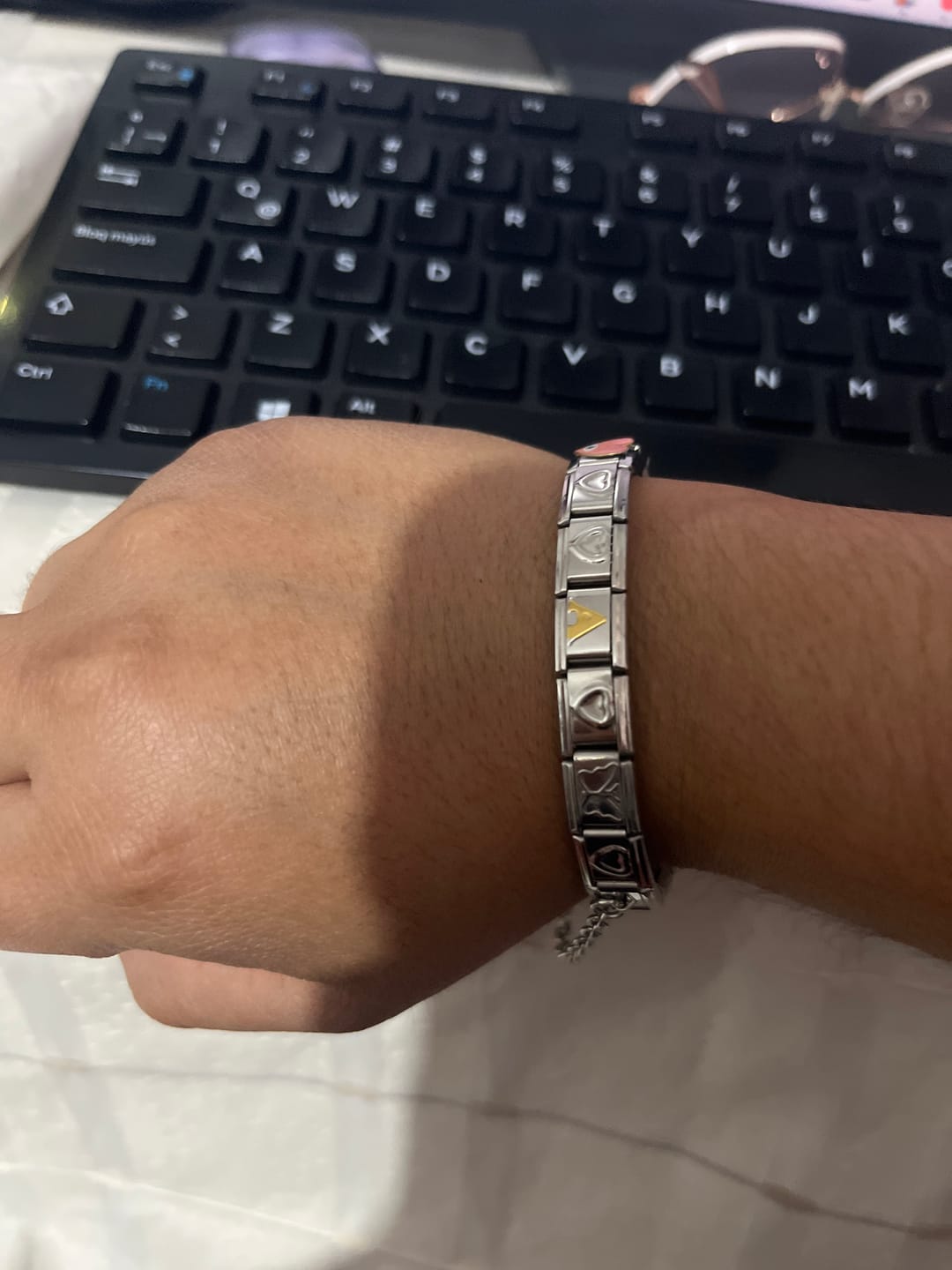 Customer photo review of Charm Letra A