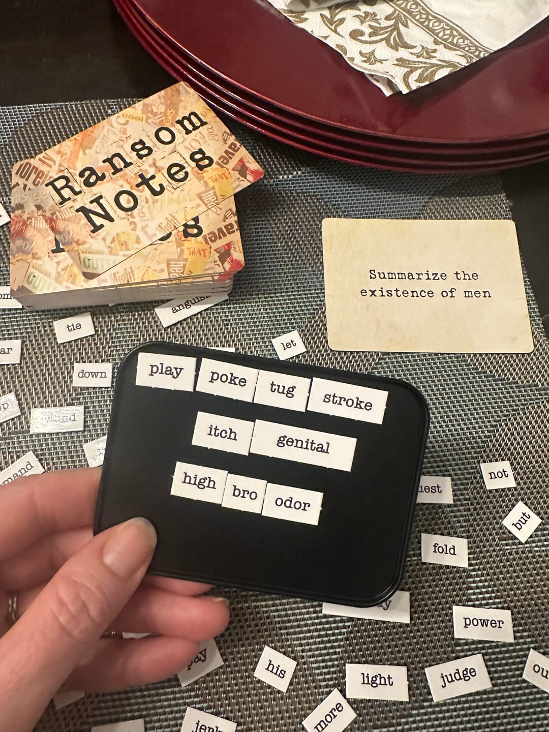 Customer photo review of Ransom Notes: Base Game