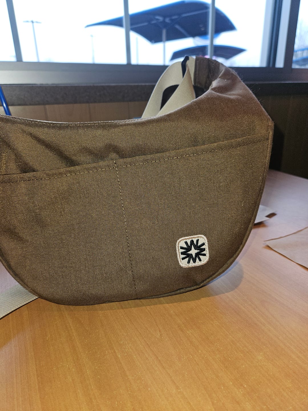 Customer photo review of Mini Bay Bag Chocolate