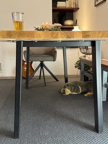 Customer photo review of U-Tischbeine 80x40mm - Umgedrehtes U mit konischer Form | 2er-Set