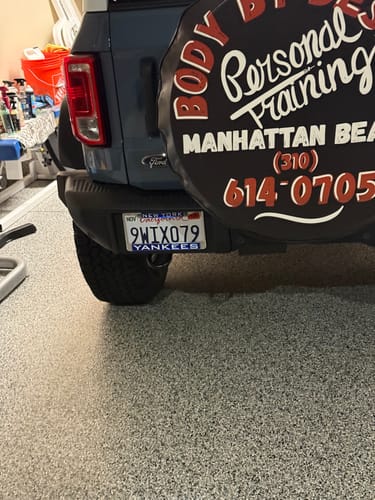 Customer photo review of Custom Spare Tire Cover for Jeep, RV, Bronco Camper, Trailer, & More