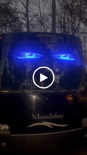 Customer video review of LED Windshield Eyes │ Night-Time Visibility With Style