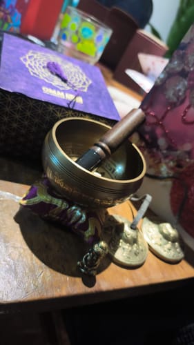 Customer photo review of KIT OMM BOX "SAHASRARA" + TINGSHA Y BUDITA FORTUNA