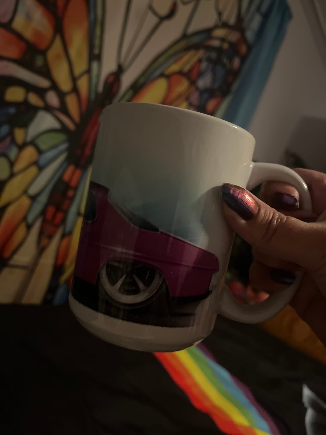 Customer photo review of HOLDEN HQ Monaro 15oz Large Auto Art Coffee Mug in Purr Pull
