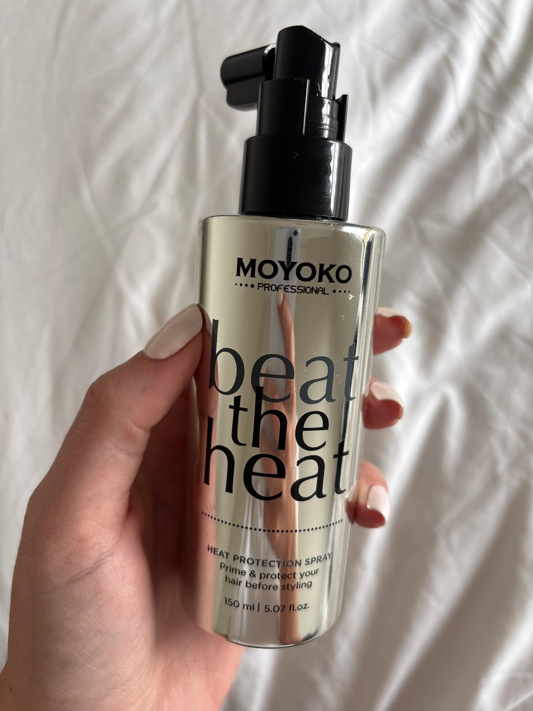 Customer photo review of Moyoko Beat the Heat Protector Spray 150ml | Thermal Protection up to 230°C